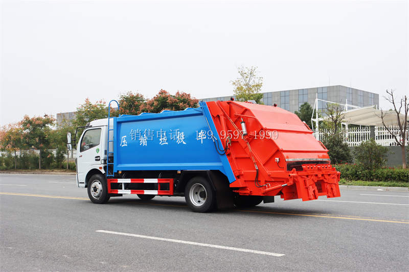 9方东风凯普特翻转架式压缩垃圾车价格