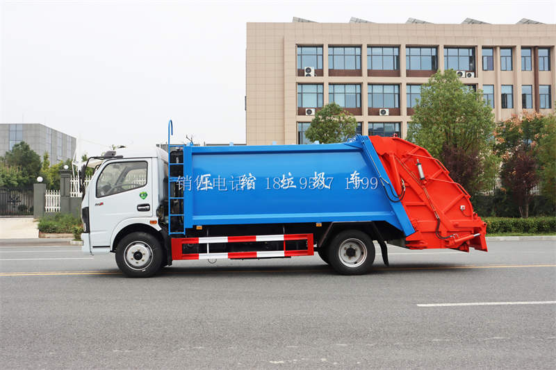 9方东风凯普特翻转架式压缩垃圾车价格