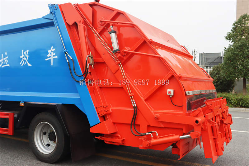 9方东风凯普特翻转架式压缩垃圾车价格