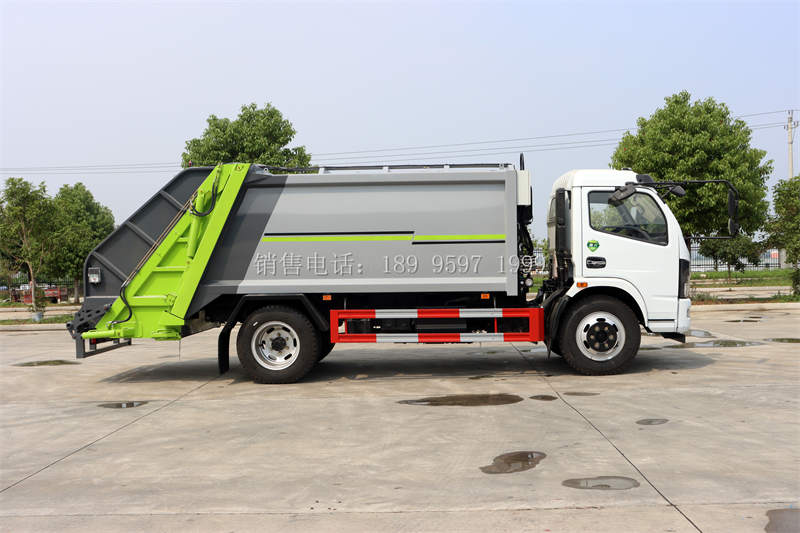8方东风大福瑞卡F7压缩式垃圾车价格