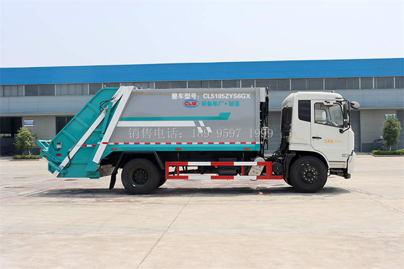 14方东风天锦翻转架式压缩垃圾车厂家价格