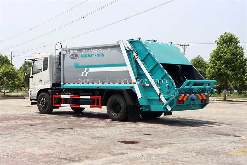 14方东风天锦翻转架式压缩垃圾车厂家价格
