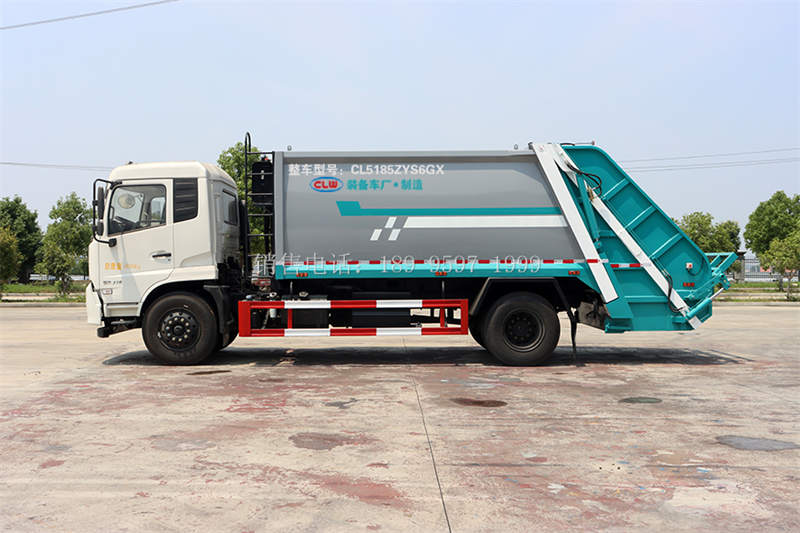 14方东风天锦翻转架式压缩垃圾车厂家价格