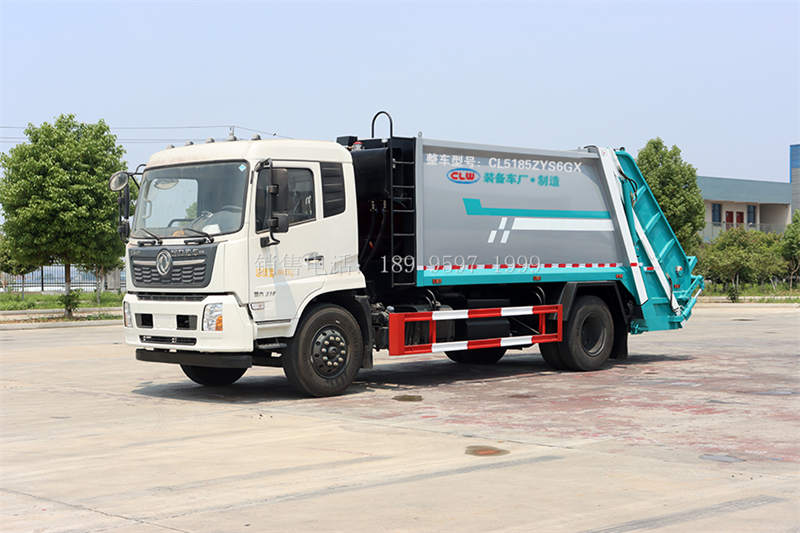 14方东风天锦翻转架式压缩垃圾车厂家价格