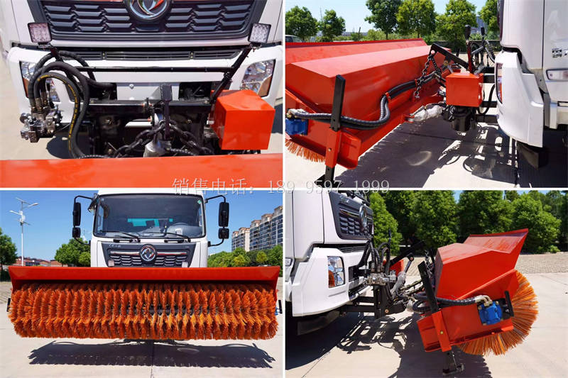 程力东风天锦VR除雪滚后置吸尘车厂家价格
