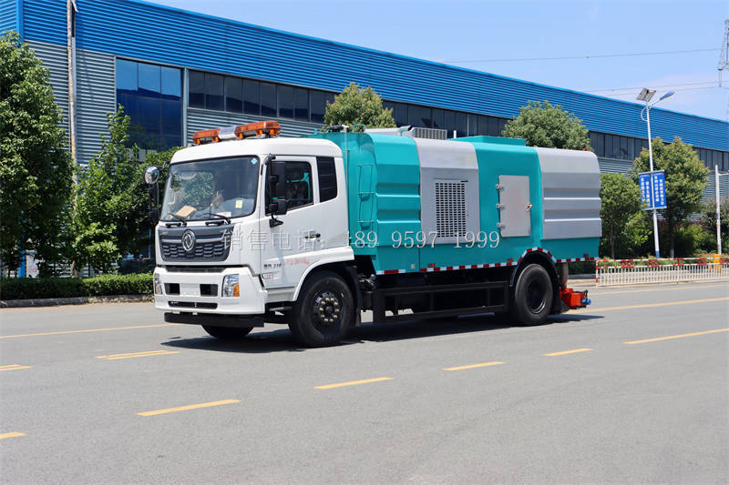 程力东风天锦VR多功能后置吸尘车厂家价格