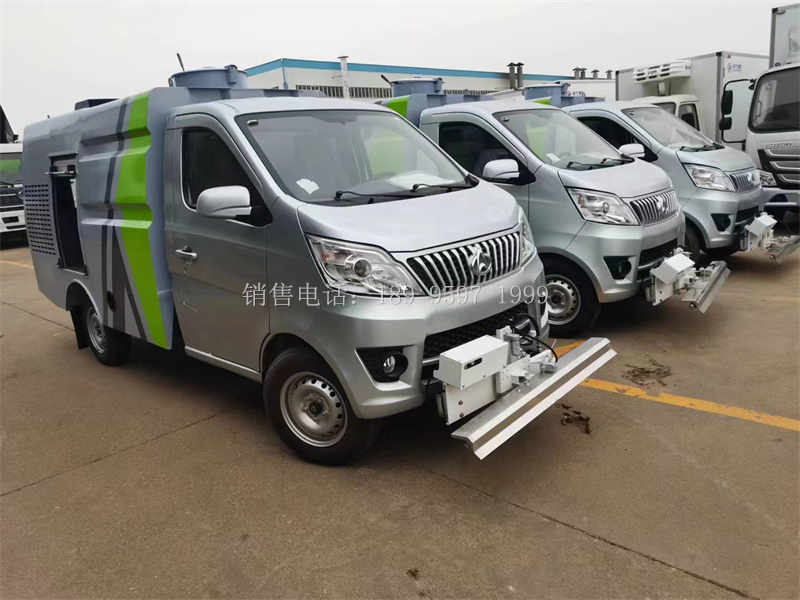 小型蓝牌长安小卡路面清洗车价格