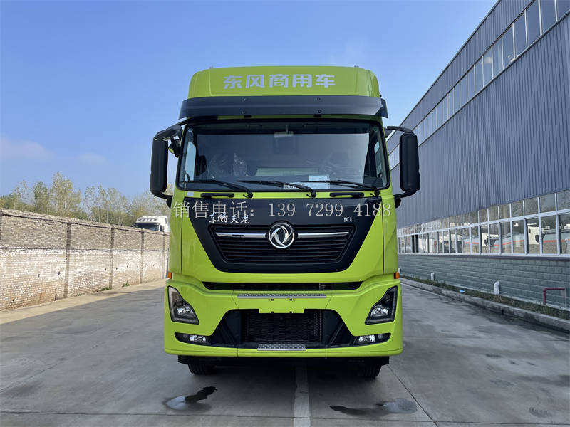 新款9米6东风天龙前四后八冷藏车落地多少钱?