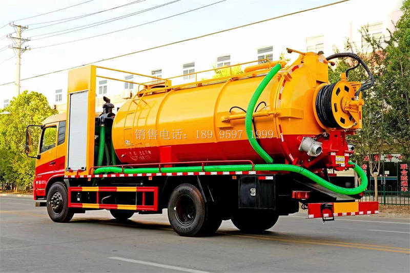 15方东风天锦清洗吸污车价格