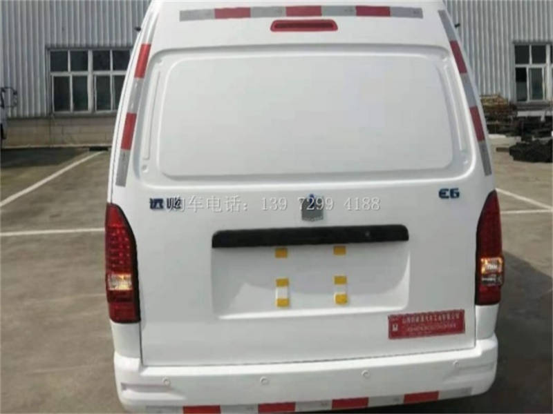 面包式吉利E6纯电动绿牌冷藏车价格