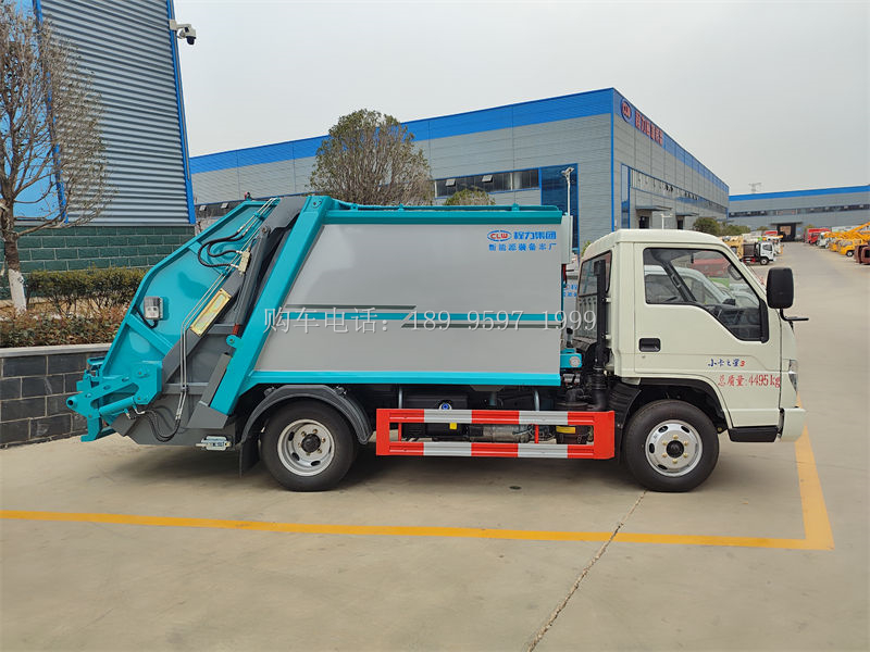 【蓝牌福田小卡之星3压缩垃圾车】