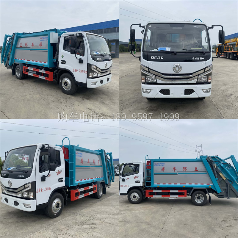 出口6方东风小多利卡压缩垃圾车