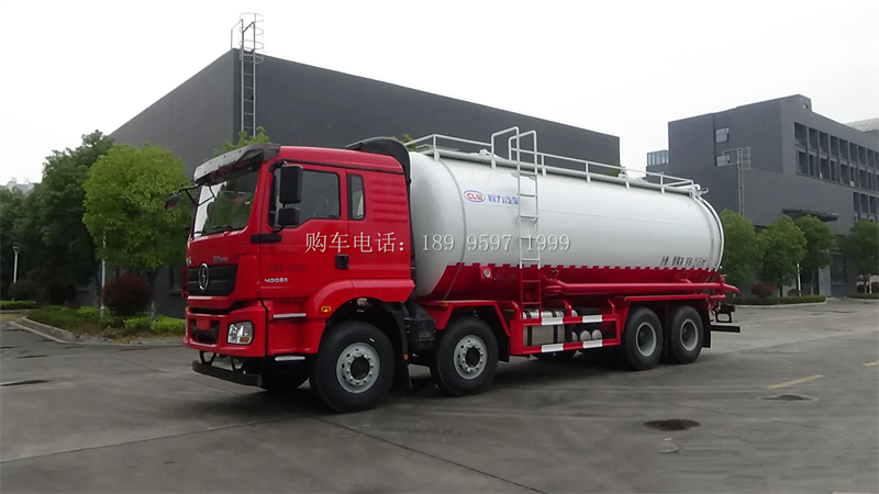 出口型陕汽德龙新M3000粉粒物料运输车