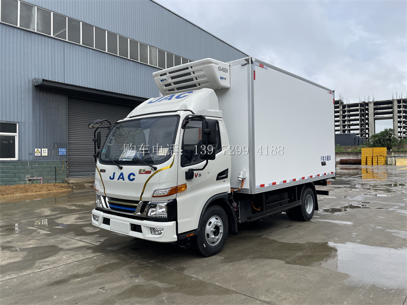 【绿牌】4米2江淮骏铃V5电混动冷藏车