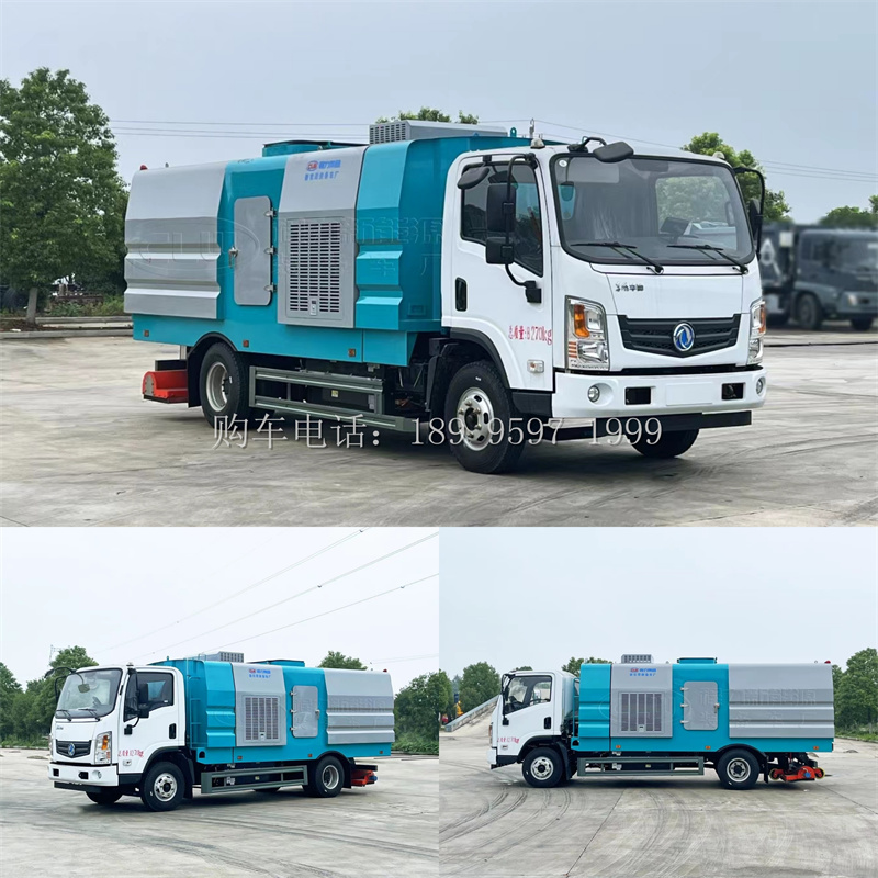 绿牌东风华神纯电动吸尘车