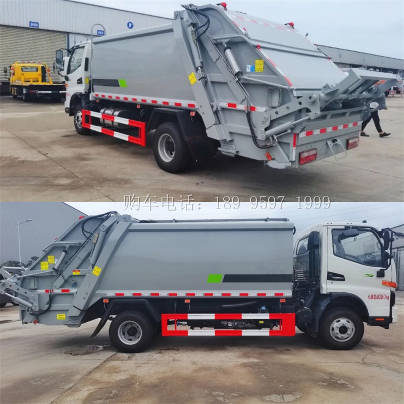 出口型9方江淮骏铃V7压缩式垃圾车