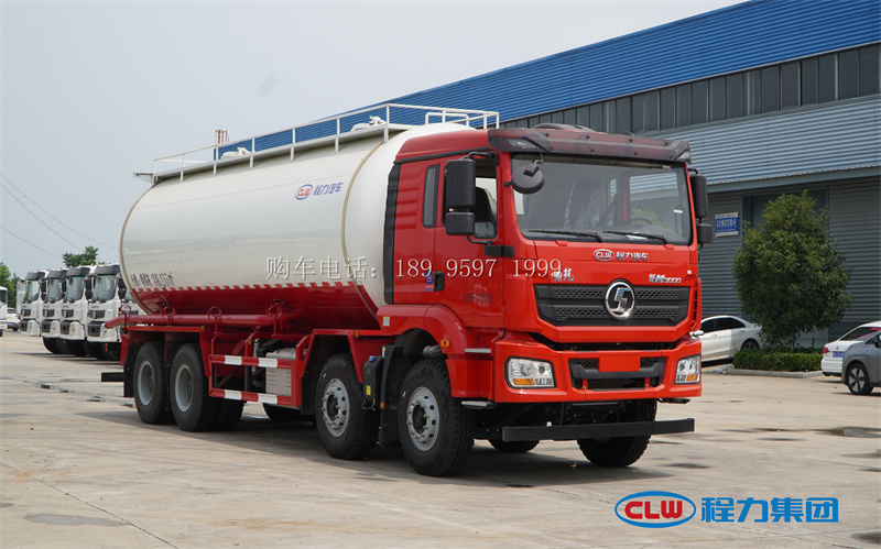 陕汽德龙M3000低密度粉粒物料运输车