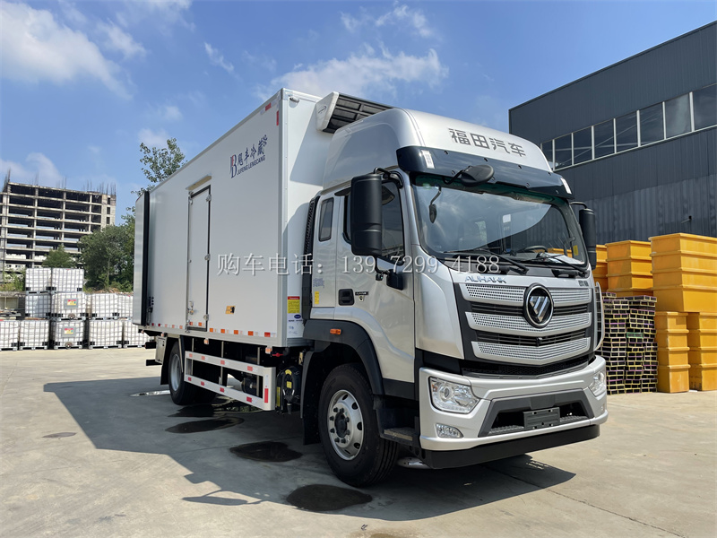 出口10吨福田欧航4X2冷藏车