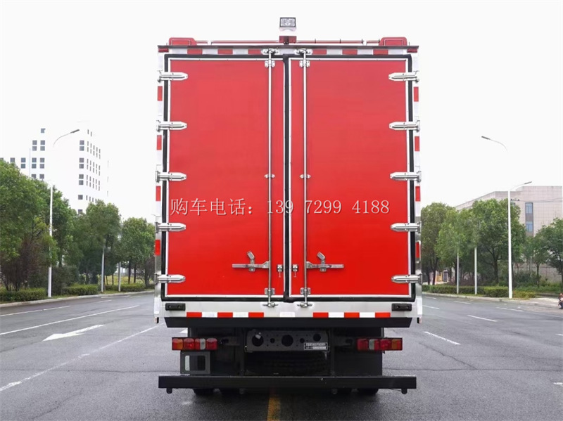 6米8重汽汕德卡G5M消防警用后勤保障冷藏车