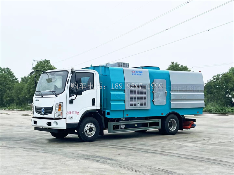 东风华神纯电动后置吸尘车生产厂家
