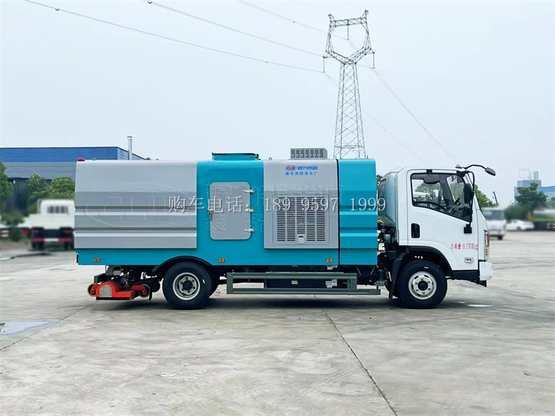 东风华神纯电动后置吸尘车生产厂家