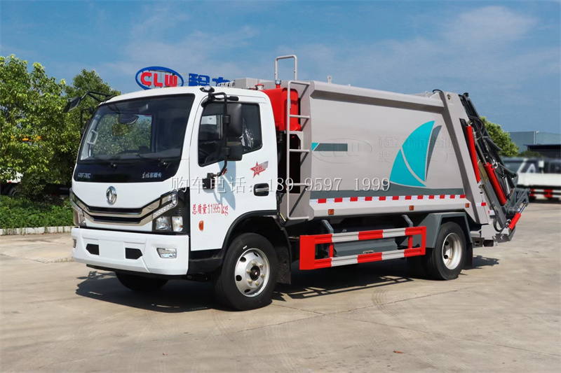 新款9方东风大多利卡D7压缩垃圾车生产厂家