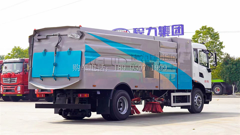 程力东风天锦KR新能源纯电动洗扫车厂家