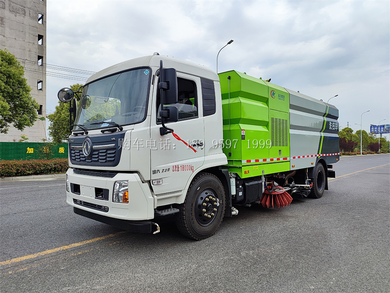 国六东风天锦VR道路洗扫车厂家