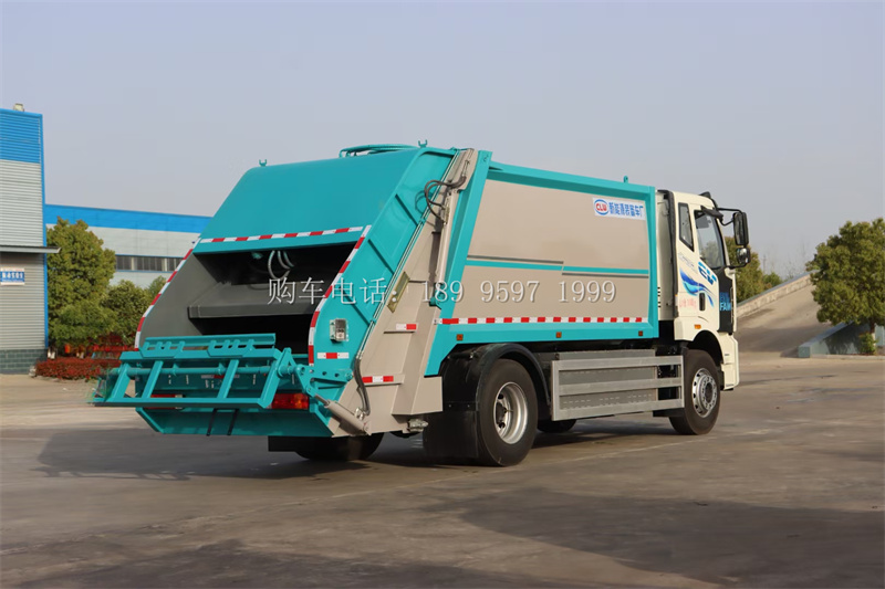 【纯电动】12方解放J6L压缩垃圾车厂家