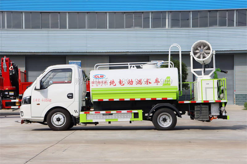 【纯电动】2方东风华神抑尘洒水消毒车厂家