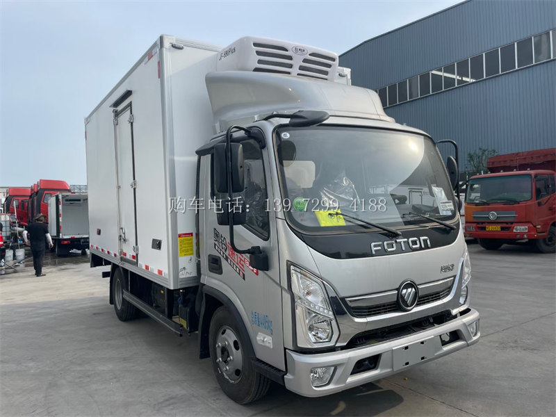 《蓝牌4米2福田奥铃速运冷藏车:冷链运输的卓越之选》