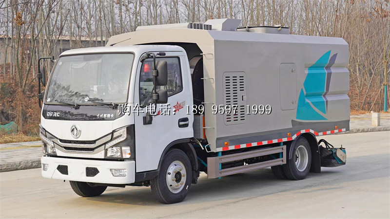 《东风小多利卡D7煤厂专用后置吸尘车：高效清洁的得力助手》