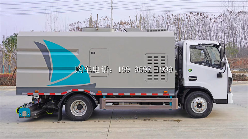 《东风小多利卡D7煤厂专用后置吸尘车:高效清洁的得力助手》