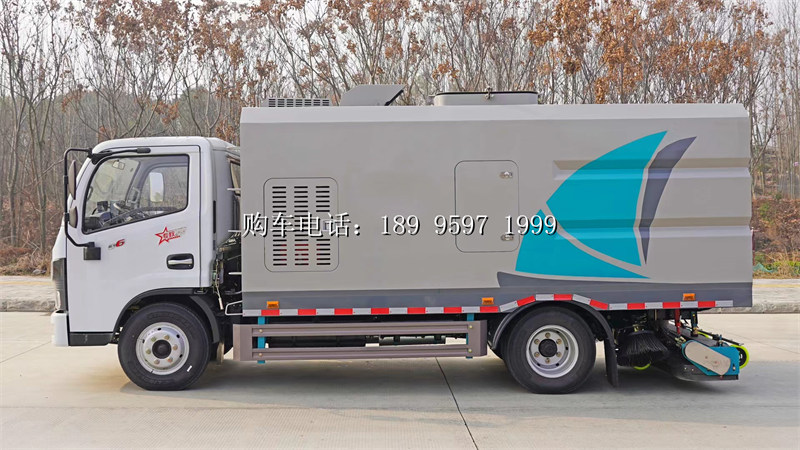 《东风小多利卡D7煤厂专用后置吸尘车:高效清洁的得力助手》