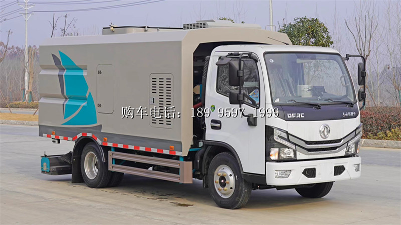 《东风小多利卡D7煤厂专用后置吸尘车:高效清洁的得力助手》