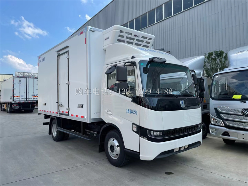4米2吉利星智H8E纯电动绿牌冷藏车：绿色冷链新征程