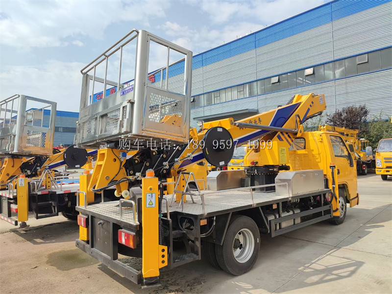 蓝牌28米江铃顺达高空作业车:高空舞者,安全先锋